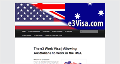 Desktop Screenshot of e3visa.com